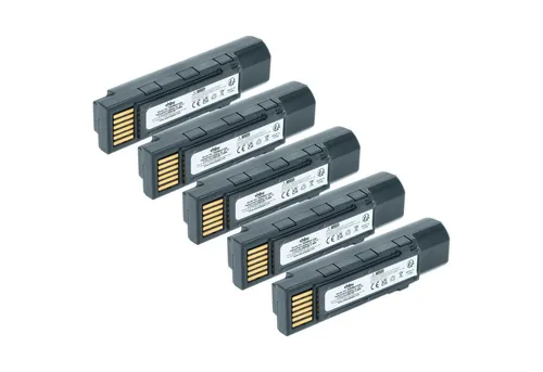 vhbw Akku Ersatz für Datalogic TW18050652, 128004721, BT-47, RBP-GM45 für Akku Akku Li-Ion 3400 mAh (3,7 V, 5 St), Leistungsfähige Austausch-Akkus für POS-Gerät, Wiederaufladbar, Jede