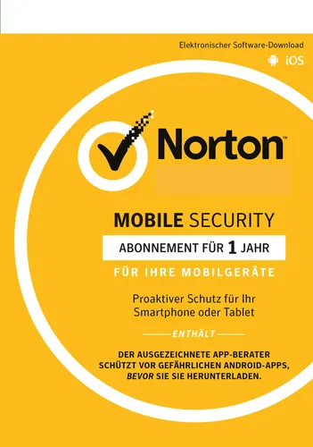 Norton MOBILE (Internet) SECURITY - 1-User / 1-Jahr - Android / KEY