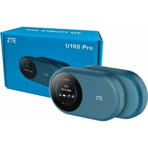 ZTE U10S Pro 4G Mobile WiFi6 Hotspot - Drahtlose Router, kompakter Hotspot mit 4G und WiFi 6 für blitzschnelle Internetverbindungen überall