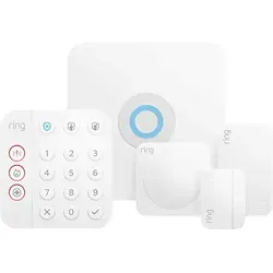 Ring Alarm 2.0 Sicherheitssystem - Komplett-Set mit gratis Indoor Cam - Alarmanlagen mit Basistation, Keypad, Bewegungsmelder und Tür-/Fensterkontakt. Inkl. Ring Indoor Cam für Videoüberwachung und Echtzeit-Benachrichtigungen aufs Smartphone.