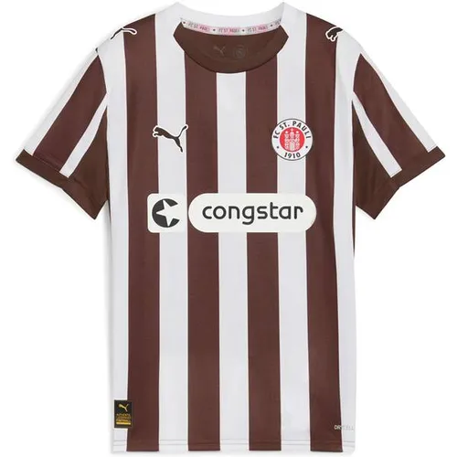 Puma FC ST. Pauli Heimtrikot 25/26 Kinder - Braun - Offizielles Heimtrikot für Kinder im Espresso Brown, aus atmungsaktivem Material für optimalen Komfort. Unterstütze den FC St. Pauli mit Stolz auf und neben dem Platz!