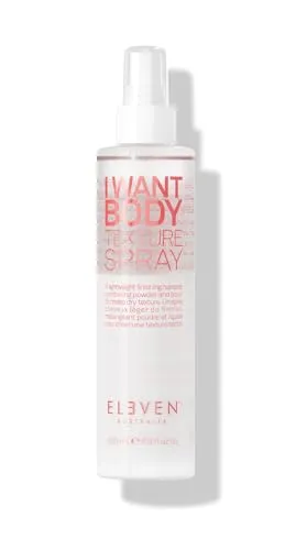 Eleven Australia I Want Body Texture Spray 200 ml - Haarspray für feines Haar, verleiht sofort Volumen ab der Wurzel, ohne zu beschweren – für eine luftige, kräftige Frisur!