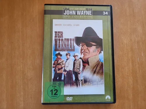 Konvolut von 6 DVDS aus Die grosse John Wayne DVD-Collection mit Beiheften: Der Mann der Liberty Valance erschoss (16), Mit Dynamit und frommen Sprüchen (5), Schwarzes Kommando (37), Die Gewaltig