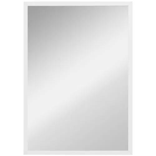 HOMCOM Rechteckiger Wandspiegel 50 x 70 cm in Weiß - Stilvoller Wandspiegel mit elegantem Holzrahmen, ideal für Wohnzimmer, Schlafzimmer oder Flur. Die einfache Montage und das kratzfeste Glas garantieren Langlebigkeit und vielseitige Einsatzmöglichkeiten.