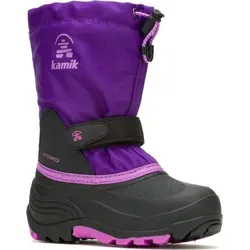 Kamik Winterstiefel "Waterbug 5" in Lila, Größe 33/34, Rosa - Gummistiefel für Kinder, wasserdicht mit Schnellverschluss und herausnehmbarem Innenschuh für optimalen Feuchtigkeitsausgleich.