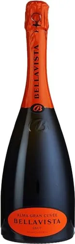 Bellavista Alma Gran Cuvee Franciacorta DOCG - Eleganter Schaumwein - Weine - Dieser exquisite Schaumwein aus Chardonnay und Pinot Nero begeistert mit einem einladenden Duft und harmonischem Geschmack. Ideal für besondere Anlässe oder als Aperitif.