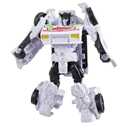 Transformers Cyberworld Cyber Changers Wheeljack Action-Figur mit Accessoires und in 1 Schritt umzubauen, 10 cm große Superhelden-Figur für actionreiche mit Kindern ab 6 Jahren