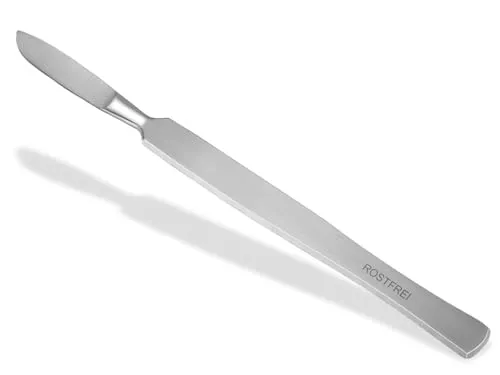 Profi Hornhautschaber aus Edelstahl – 15,5 cm für sanfte Hornhautentfernung - Effektiver Hornhautschaber aus rostfreiem Edelstahl, ideal für die Fußpflege. Genießen Sie die einfache Handhabung und erzielen Sie perfekte Ergebnisse bei der Hornhautentfernung.