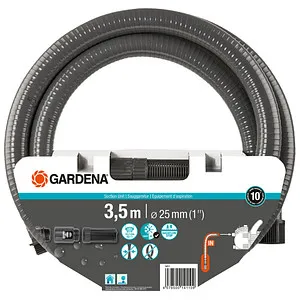 Gardena Sauggarnitur mit Saugfilter - 3,5m vakuumfester Spiralschlauch, sofort anschlussbereit und schützt die Pumpe vor Verschmutzung