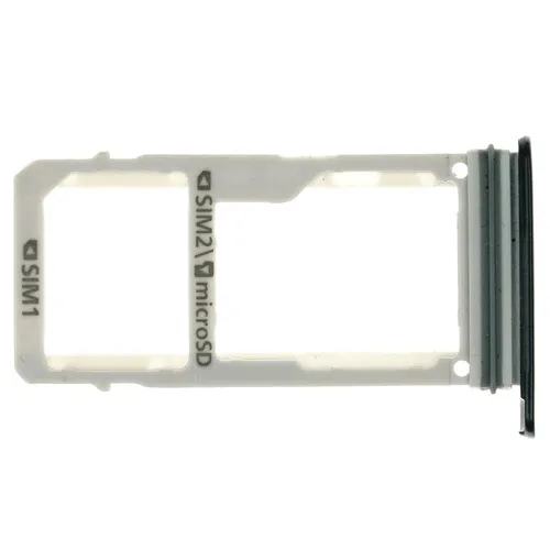 NG-Mobile Simkarten SIM Karten Try Halter Schlitten Einschub für Samsung Galaxy A3 2017 SM-A320F schwarz
