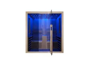Sanotechnik CARBON 2 Infrarotkabine für 2 Personen - Saunen, Dampfbäder & Infrarot-Wärmekabinen – Genießen Sie entspannende Wärme in der großzügigen 180x150x195 cm Kabine, ideal für Ihr Zuhause.