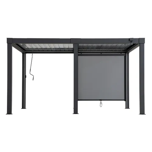 Rollo für Sunjoy Multi Pergola Matterhorn - 2 Meter - Pavillons & Partyzelte – Hochwertiger Rollgitter für mehr Privatsphäre und Sonnenschutz, einfach zu installieren und individuell einstellbar.