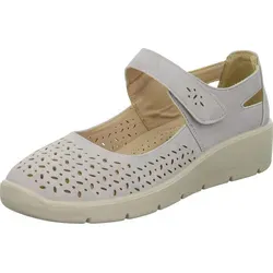 Donna Andrea Damen-Slipper Grau, Größe 38 - Bequemer Klettverschluss - Stylische Damen-Slipper von Donna Andrea mit elegantem grauem Kunstleder. Der praktische Klettverschluss sorgt für eine optimale Passform. Ideal für den täglichen Einsatz und bequem zu tragen.
