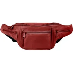 Leonardo Verrelli Hüfttasche aus echtem Leder - Stylische Bauchtasche von Leonardo Verrelli aus echtem Schafsleder. Langlebig und flexibel, ideal für Alltag, Wandern oder Shopping. Mit verstellbarem Bauchgurt für optimalen Tragekomfort.