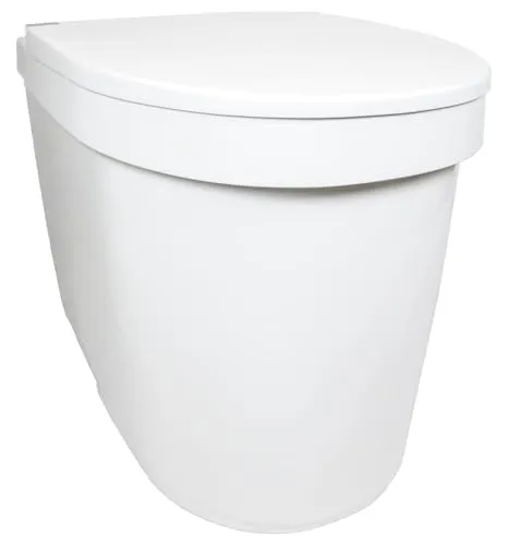 Separett Tiny® mit Urinabeleitung - Einteilige Toilette mit hygienischer Urinabeleitung, geruchsneutral und ideal für umweltbewusste Nutzer. Made in Sweden für höchste Qualität.