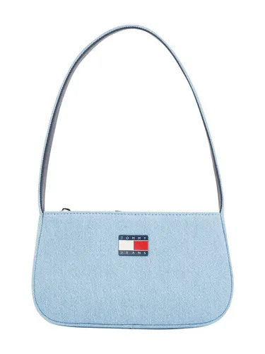 Tommy Jeans Umhängetasche "TJW ESS MUST SHOULDER BAG DENIM" - Damen Umhängetasche aus Baumwolle und Lederimitat, stilvolles Jeansdesign für einen lässigen Look.