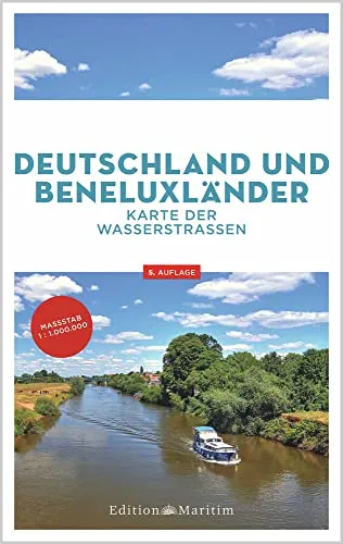 Deutschland und Beneluxländer: Karte der Wasserstraßen