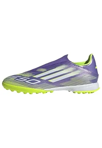 adidas Unisex F50 League Laceless Turf Football Boots - Fußballschuhe mit regulärer Passform, Fiberskin Obermaterial und Gummiaußensohle für optimalen Grip auf Kunstrasen und Hartplätzen.