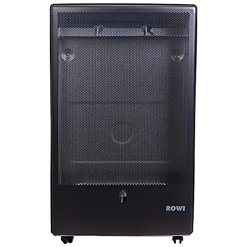 ROWI Gas-Heizofen Blue Flame Pro - 4200 W, leistungsstarker Heizstrahler ohne Thermostat, ideal für effiziente Wärmeverteilung