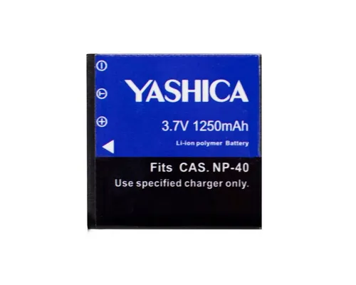 Yashica NP-40 - Technik - Hochwertiger Lithium-Ionen-Akku für Yashica Kameras, sorgt für längere Fotografie-Sessions ohne Unterbrechung.
