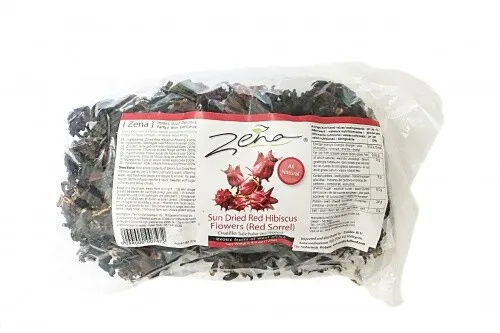 Zena Rote Hibiskusblüten, sonnengetrocknet