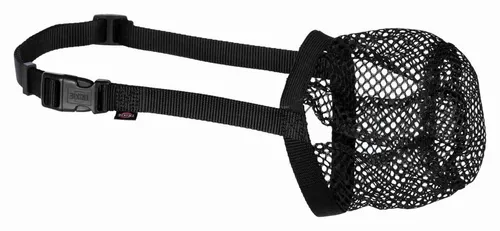 TRIXIE Maulkorb Giftköder-Schutznetz XS - Hundefutter - schützt vor Giftködern, aus strapazierfähigem Polyester, ideal für kleine Rassen wie Yorkshire Terrier und Zwergpinscher.