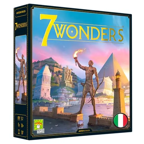 Asmodee Italia - 7 Wonders: Nuova Edizione Gioco da Tavolo - Italienische Sprache