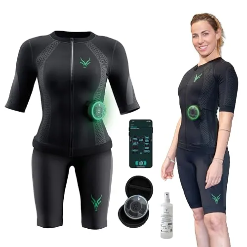 Antelope Evolution EMS Anzug Damen L/M - Effektives Ganzkörpertraining mit elektrische Muskelstimulation für Zuhause oder im Studio. Erlebe intensive Workouts in nur 20 Minuten – ideal für Fitnessziele und Regeneration.