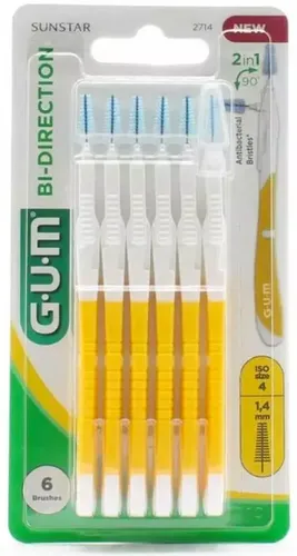 Bidirektionaler Pinsel Iso 4 Gum 6 Stück