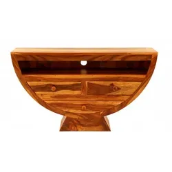 Fernsehtisch Jali 120x65x45 aus indischem Sheesham-Massivholz - TV-Halterungen aus hochwertigem Sheesham-Massivholz, vereint elegantes Design mit Langlebigkeit und verleiht Ihrem Wohnraum einen Hauch von indischer Kolonialästhetik.