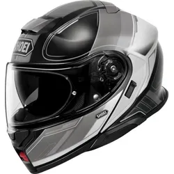 Shoei Neotec 3 Sharpen Klapphelm, schwarz-grau-weiss, Größe XS für Männer