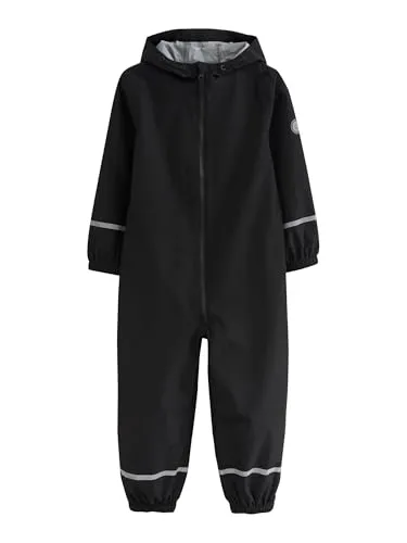 Next Regenoverall wasserdicht für Kinder (1-tlg) schwarz 92-98 (2-3 J.) - Hochwertiger, wasserdichter Matschanzug aus 100 % Polyester, ideal für den Schulbesuch und outdoor Aktivitäten. Schützt zuverlässig vor Nässe und Schmutz.