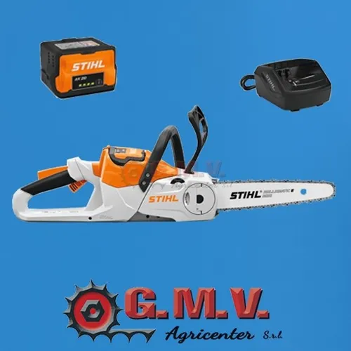STIHL Akku-Motorsäge MSA 60 C-B mit Akku AK 20 und Ladegerät AL 101 - Sägen: Leise und emissionsfrei, ideal für Gartenpflege und handwerkliche Arbeiten, inklusive Akku und Ladegerät für sofortigen Einsatz.
