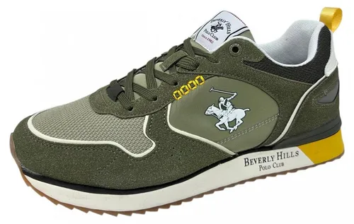BEVERLY HILLS POLO CLUB Dylan MIX Sneaker 41 EU - Stylischer Sneaker in Grün - Modischer Sneaker in Größe 41, ideal für den Alltag. Aus Synthetik mit schnürbarem Design für optimalen Halt und Komfort.