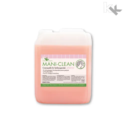 Flüssigseife Handwaschseife MANI CLEAN Phenia 5 Liter  Seife Seifenspender  KK