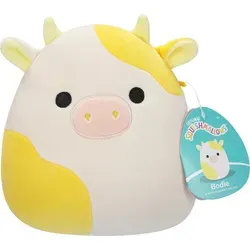 Squishmallows SQCR05402 - Bodie die Kuh 19 cm - Stofftiere & Teddybären, superweiches Kuscheltier für gemütliche Reisen und Spielstunden, perfekt zum Sammeln und Spielen.