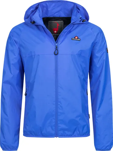 Höhenhorn Rigi Herren Regenjacke 3XL - Atmungsaktive Outdoor Jacke in Blau - Funktionsjacken: Die Rigi Regenjacke bietet atmungsaktiven Tragekomfort und schützt Sie zuverlässig bei Regen. Ideal für Outdoor-Aktivitäten wie Wandern oder Radfahren.