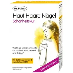 Dr. Böhm Haut Haare Nägel Schönheitskur 180 St - für starke Haare und gesunde Haut - Arzneimittel zur Unterstützung von Haut, Haaren und Nägeln - fördert die natürliche Schönheit von innen heraus.