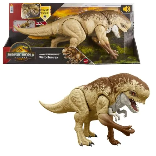 Actionfigur Jurassic World Rebirth Feature Villain 1 - Spielzeugfigur aus der Jurassic World Saga, detailreiche Gestaltung und bewegliche Teile für interaktive Spielmöglichkeiten.