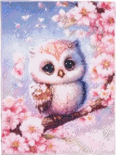 Weltbild Malen nach Zahlen Diamond Painting "Eulenbaby" 30 x 40 cm