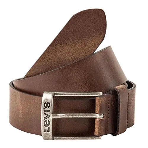 Levi's Herren NEW DUNCAN Gürtel, Braun (Dark Brown), 80 - Herren-Gürtel aus echtem Leder, hochwertig und langlebig – der perfekte Begleiter für jede Jeans.
