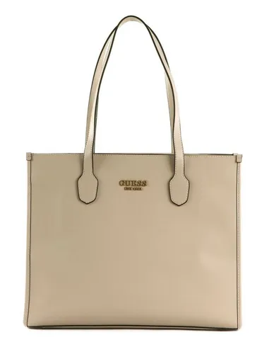GUESS Shopper Silvana - Geräumige Handtasche - Stylischer GUESS Shopper mit zwei Hauptfächern und praktischem Zipper. Ideal für den Alltag, bietet Platz für DIN A4 und wertvolle Dinge. Hochwertiges Material und modernes Design machen ihn zum perfekten Begleiter.