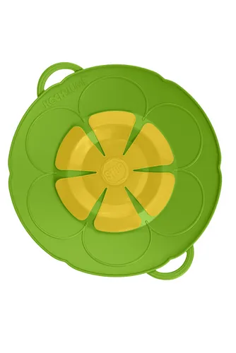Kochblume Universaldeckel S Limette - Überkochschutz für alle Herdtypen: Elektrisch, Gas und Induktion – ideal für stressfreies Kochen ohne Sauerei!