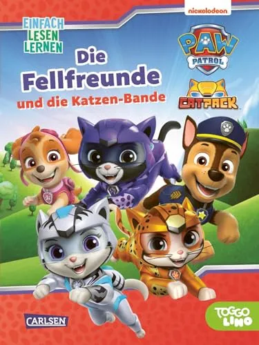 PAW Patrol: Die Fellfreunde und die Katzen-Bande: Einfach Lesen Lernen | Cat Pack Erstlesebuch ab 5 Jahren für die 1. Klasse – mit Bildern und Comic-Elementen (PAW Patrol Erstlesebuch, Band 6)