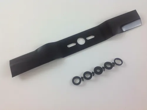 Rasenmähermesser Universal 450 mm mit Mittelloch 25,4 mm - Vielseitiges Rasenmähermesser für optimale Leistung. Mit Mittellochreduzierung und robustem Design eignet es sich ideal für verschiedene Rasenmäher.