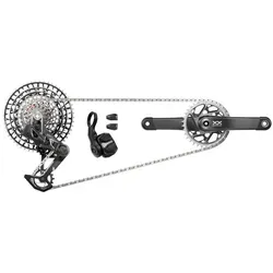 SRAM XX SL Eagle Transmission MTB Gruppe | Höchste Performance für Cross Country - SRAM XX SL Eagle Transmission MTB Gruppe | 55 mm Kettenlinie, 174 mm Q-Faktor | Für anspruchsvolle Fahrer entwickelt, bietet diese Gruppe herausragende Schaltperformance und Zuverlässigkeit im Gelände.