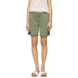 s.Oliver Chino Bermuda mit Gürtel - Damen-Shorts mit modischem Gürtel, ideal für lässige Sommerlooks und bequemes Tragen.