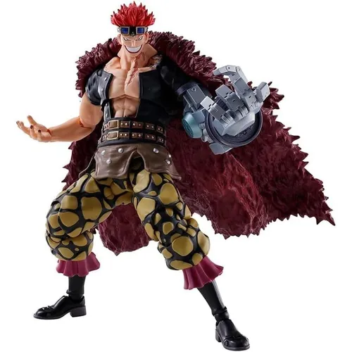 TAMASHII NATIONS One Piece Figurine S.H. Figuarts Eustass Kid - 15 cm, dynamische Posen und offizielles Bandai Spirits Produkt