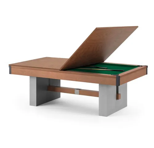 BISON Billardtisch Abdeckplatte Loft, Schiefer - Billardtisch Abdeckplatte für 8ft und 9ft Tische, verwandelt Ihren Billardtisch in einen eleganten Esstisch und bietet vielseitige Nutzungsmöglichkeiten.