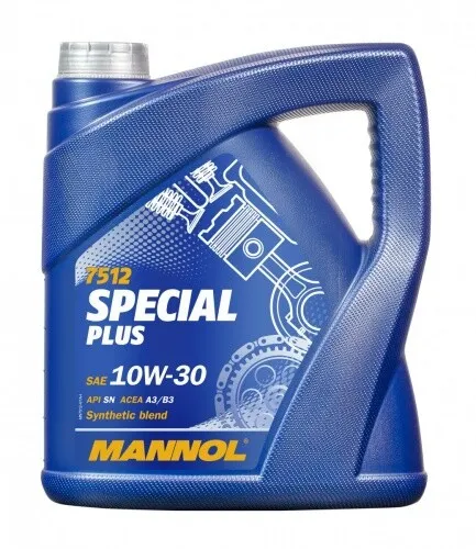 MANNOL 7512 SPECIAL PLUS SAE 10W-30 4L Motoröl - Hochwertiges Motoröl für den professionellen Einsatz, sorgt für optimale Leistung und Schutz des Motors bei allen Betriebsbedingungen.